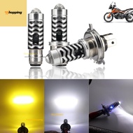 MK1  Motorcycle Headlight LED H4 H6 BA20D P15D H4 Hi/Low Dual Colors Headlight Projector Lens Bulb M