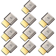 FUERAN Dummy Plug fit-Headless Display Emulator 10 Packs DDC EDID Headless Ghos with Windows Mac OSX