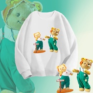 Butter Bear & Seven Eleven 711 Round Neck Sweater Fashion Printing sweatshirt Unisex Cotton T-Shirt 