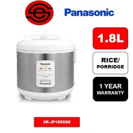 PANASONIC 1.8L RICE COOKER SR-JP185SSK/RICE COOK/PORRIDGE/KEEP WARM(1 YEAR WARRANTY)