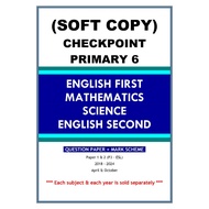Primary Checkpoint (Year 6) 2018-2024:  English, Maths, Science, ESL (Soft Copy)