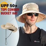 SUNNY VALLEY Unisex Bucket Hat Hiking Camping Fishing Cowboy Hat UV Protection Sun Hat Topi Mancing 