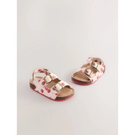 Cream Strawberry Standard Fit Corkbed Double Two Strap Sandal Next Baby @245