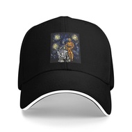 Starry Night R2 C 3Po R2D2 Van Gogh Fashion Hipster Baseball Cap