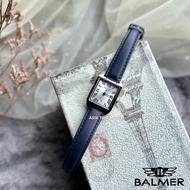 [Original] Balmer 8194L SS-5 Elegance Sapphire Women Watch with Silver Dial Blue Genuine Leather | Official Warranty