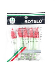 SOTELO SQUID JIG HS 1308 CANDAT MAYAT KILAT  Candat Sotong Kilat Squid Jig  (5PCS/PKT)Luminous