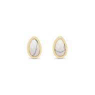 Denni Novah Teardrop Studs Earrings
