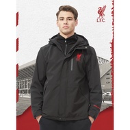 [Official Genuine] Liverpool Club 丨 Three-in-One Jacket Windproof Rainproof Warm Jacket Sports