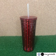 แก้วสตาร์บัคส์ Starbucks SS Red N Gold Santas CC 16 OZ. ของแท้100%