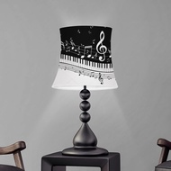 The Music Notes Design TableWallFloor Lampshade Modern Cloth Lampshade Nordic Simplicity Light Shade Washable Lampshade