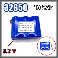 (คูปองส่งฟรี 40บาท) แบตเตอรี่ลิเธียม3.2V  LifePo4 รุ่น32650 แอมเต็มมีวงจรBMS ควบคุมการชาร์จ สำหรับแบ