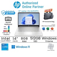 TERMURAH HP Laptop 14s-dq4028TU Core i5-1155G7 ram 8GB ssd 512GB 14"