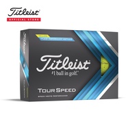 Titleist Tour Speed Golf Balls - Yellow ลูกกอล์ฟ สีเหลือง