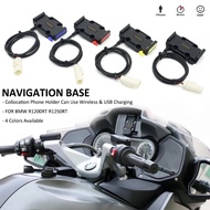 R1200RT R1250RT Motorcycle GPS Phone Holder Navigation Bracket Base Lossless Port For BMW R 1200 125