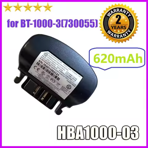 ZRTZ New 620mAh battery for BT-1000-3(730055) HBA1000-03