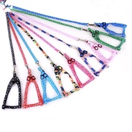 Ensure Your Pet's Safety with our Dog Harness, Collar, and Leash Traction Rope Set Stylish, Comfort