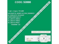 #หลอดเเบล็คไลท์ทีวีหลอด Backlight TV TCL55 55P615 :55P725 :55T5000A :55J7000A :หลอด15LEDTCL55 55P72