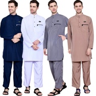 Trend Mode Gamis Pria Setelan Baju Dan Celana - Baju Koko Laki Laki -