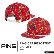 PING CAP RESORTIST CAP 254 PING CAP MEN หมวกกอล์ฟ หมวกกีฬาผู้ชาย