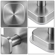 Square Base Suction Hook for Steamy Bathrooms Glass Tiles Mirrors 2.4x2.4x1.1 in