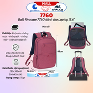 Balô Rivacase 7760 Dành Cho Laptop 15.6" - Bảo Hành 24 Tháng - Hàng Chính Hãng
