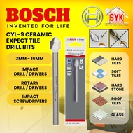 SYK BOSCH Drill Bit CYL-9 (3mm-16mm) Ceramic Expect Tile Drill Bit Power Tools Accessories Mata Dril