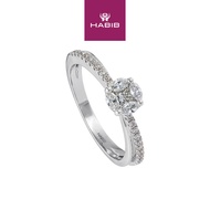 HABIB Empress | Marquise, Princess and Diamond Ring in 750/18K White Gold 268340224(WG)