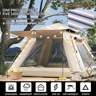 Camping Tent 6/8/10 Person Waterproof automatic tent Quick Open Outdoor tent mosquito ventilation