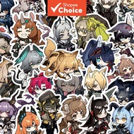 100pcs Arknights Q Version Stickers Cute Cartoon Ins Style Decals for Phone Case Journal Diary Lapto