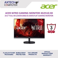 Acer Nitro KG251Q X0 24.5" FHD 200Hz Flat Gaming Monitor ( DP, HDMI, 3 Yrs Wrty )