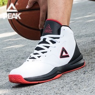 รองเท้าบาสเก็ตบอลผู้ชาย Peak DA061201 หนัง PU ระบายอากาศได้ดี รองเท้ากีฬาฤดูหนาว กันน้ำ รองเท้าบุหนั
