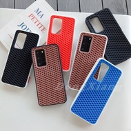 Soft Case Silikon Karet Shockproof Motif Waffle Untuk OPPO A16 A54 A15