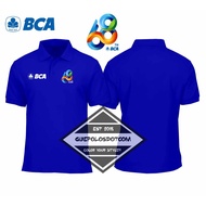 TYPE 02 - 68th BCA BANK HUT LOGO POLOSHIRT - 68th BCA Birthday Collared Polo - BCA National ASIA Ind