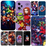 Phone Case For Xiaomi Redmi 12 5G Note 12 PRO Plus 5G 12S 4G Cartoon superhero