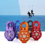 Professional Fixed Pulley Cable Trolley with Ball Bearing Climbing Caving Aloft Work Rescue
