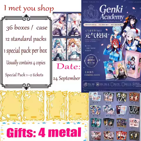 Genki Parade · Genki Academy: Game Collectible Cards, Goddess-Themed Cards, Card Game Enthusiasts, B