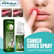 South Moon Oral Ulcer Treatment Spray Extract Herbal Mouth Spray Clean Antibacteria Oral Spray Canke