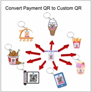 payment QR tng Mae duitnow QR 2d keychain