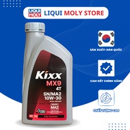 Kixx Mx9 10W30 1L synthetic oil for manual and manual transmission vehicles - Made in Korea