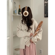 Codibook|Korea Korea 09WOMEN Hooded Wool Knitted Jacket Women's Clothing