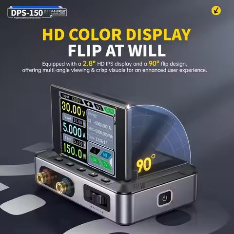 FNIRSI DPS-150 Laboratory DC Power Supply CNC Adjustable 30V 5A Digit Display Mini Portable Regulato