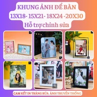 DESKTOP PHOTO FRAME { 13X18, 15X21, 18X24, 20X30 } On Demand, Free Correction