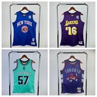 [Hot pressed]Retro Edition Basketball Jersey Iverson Lakers Durant Allen Bird Iverson