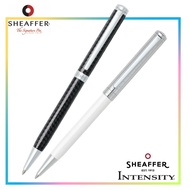 RM399.00 100% Sheaffer Intensity Carbon Fiber White Gloss Medici Engrave Chrome Plated Ballpoint Pen (Lamy Cross Parker)