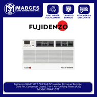 Fujidenzo IWAR157T 1.5HP Full DC Inverter Aircon w/ Remote, Gold Fin, Condenser Guard, 7-in-1 Air Pu