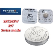 Renata 397 SR726SW Genuine Battery Swiss Made