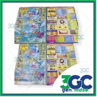 Global Exploration, Chart Your Journey: Colored Map - Get Individual or Sets, Small or Big