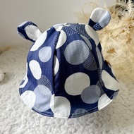 圈圈熊帽 夏日遮陽軟帽 寶寶帽 漁夫帽 日本布料