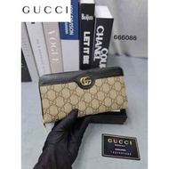 CC Bag Gucci_ Bag LV_Bags 666086 REAL LEATHER Compact Long Wallets Chain Wallet Pouches Key Card Holders Phone Cases PURSE CLUTCHES EVENING ZV65 Y9A0