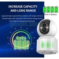 Battery cctv camera wifi connect  wireless cctv camera 5MP for home for baby camera